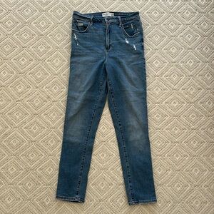Abercrombie & Fitch super skinny ankle high rise jeans, size 28